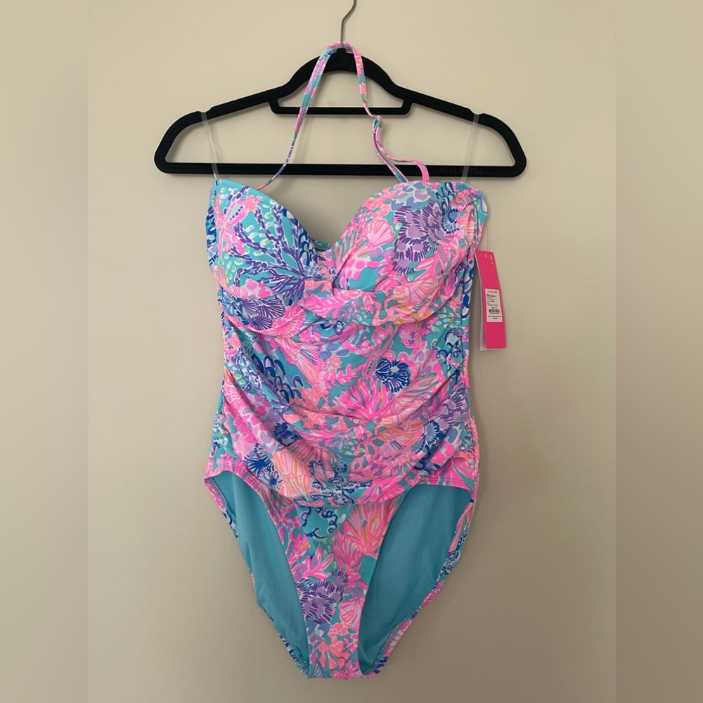 Brand New with tags Lilly Pulitzer Flamenco One Piece Swimsuit